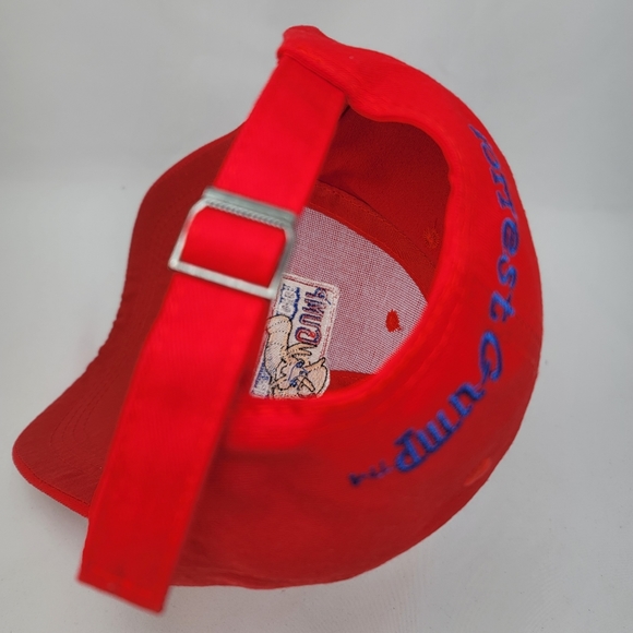 Bubba Gump Baseball Cap Shrimp Co.  Embroidered Adjustable Red Baseball Cap Hat - Picture 13 of 14
